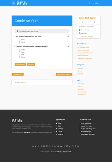 Skillfully Comic Art Quiz