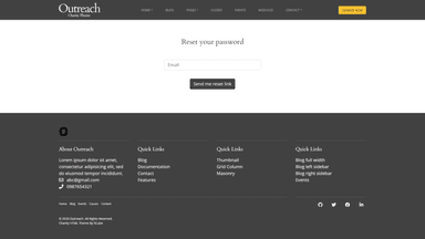 Outreach Rest Your Password