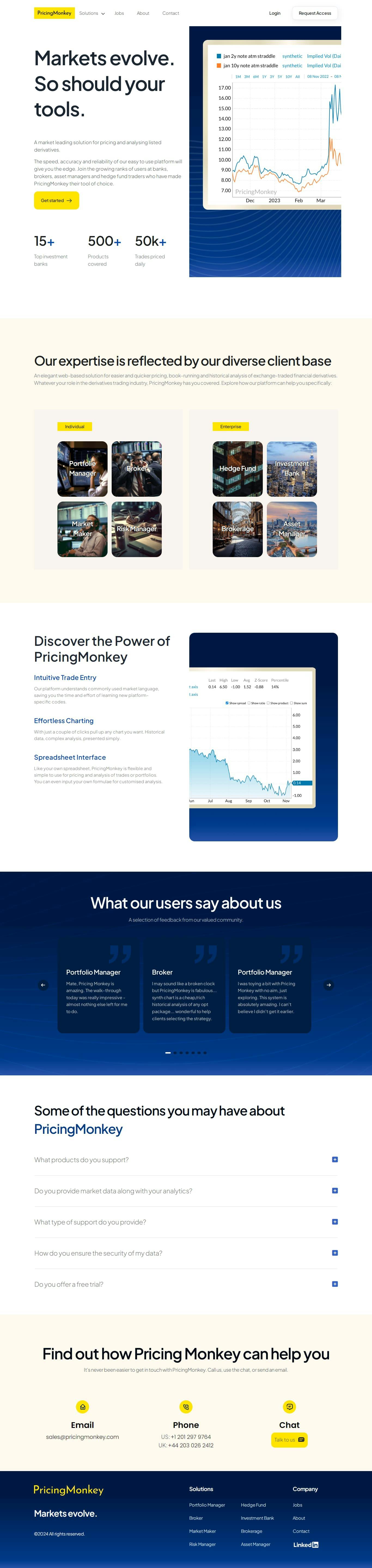 Pricing Monkey Homepage