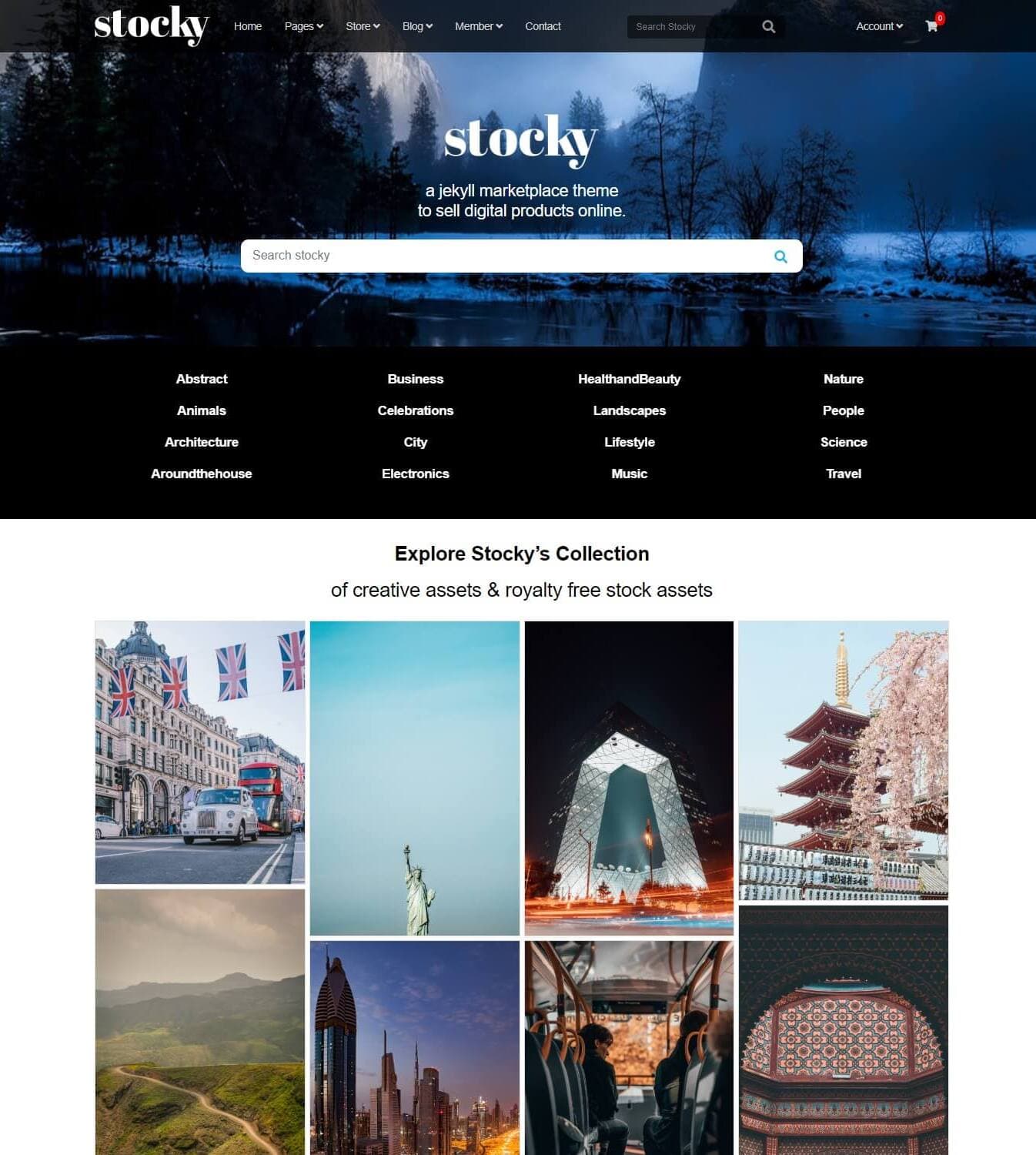 Stocky Jekyll Homepage