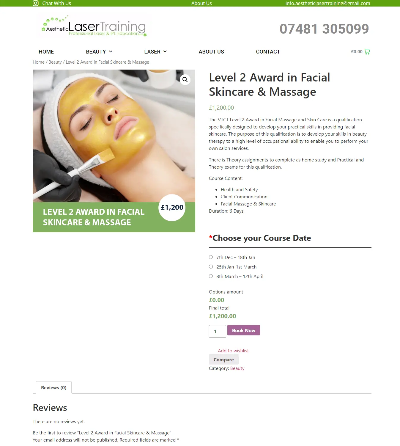 Aesthetic Laser Training