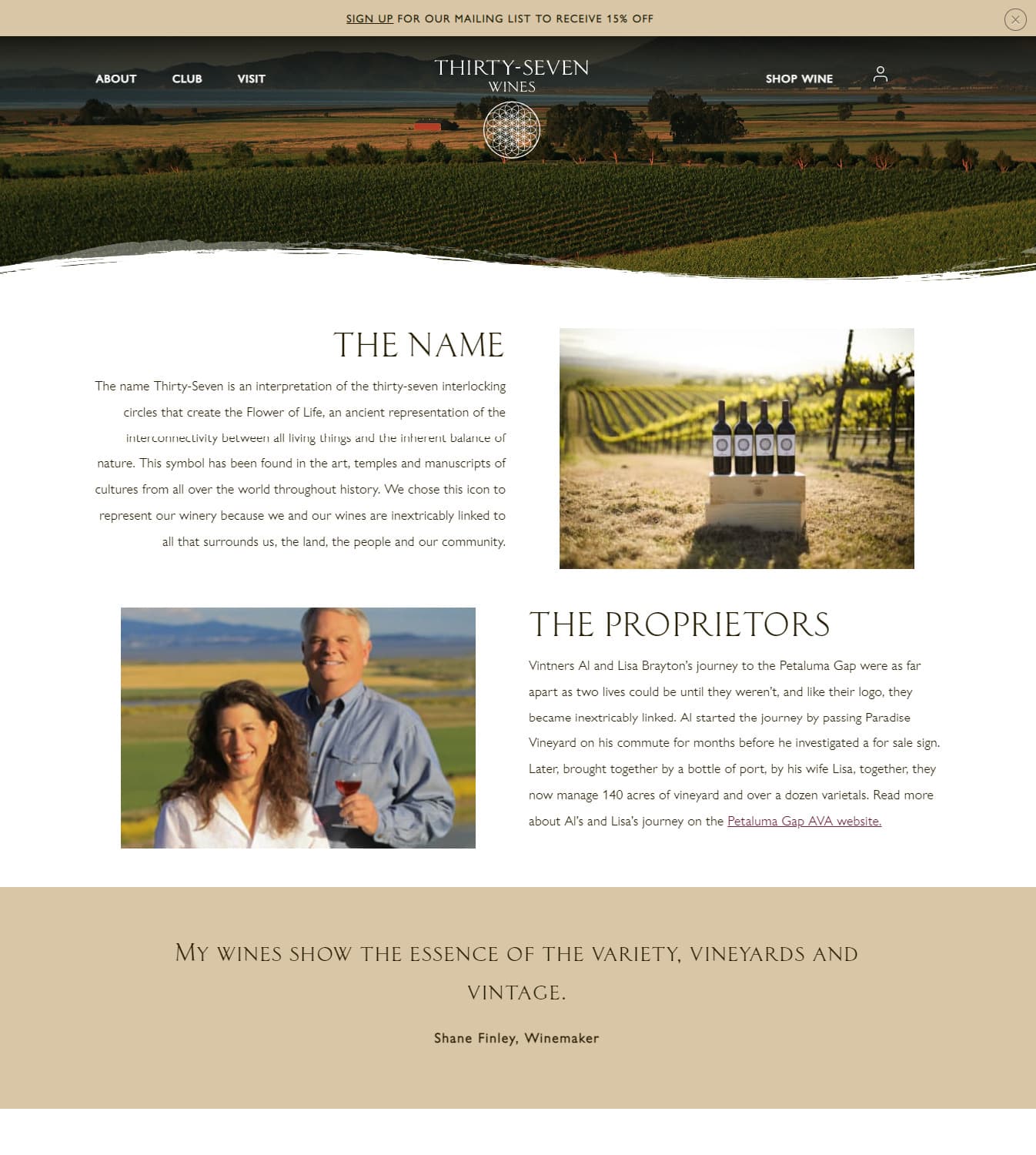 Thirty Seven Our Story