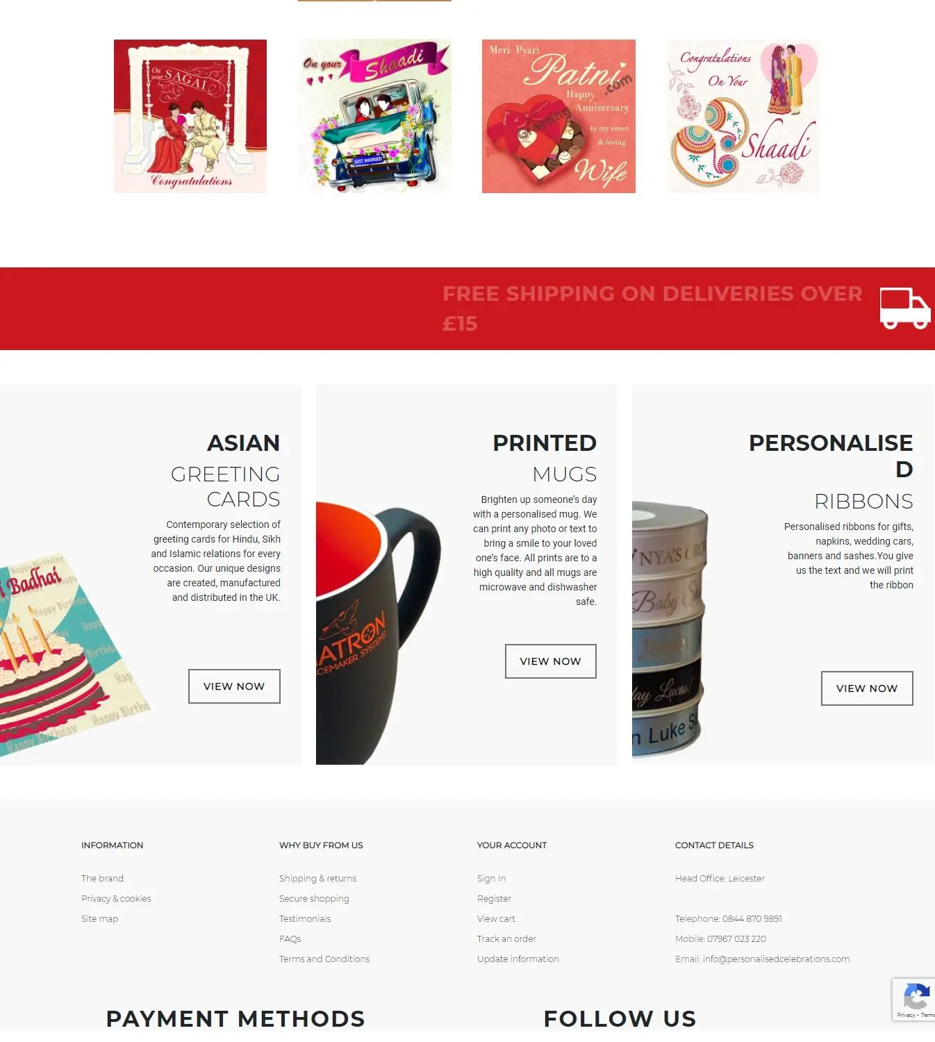 Personalised Celebrations Asian greetingcards