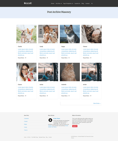 Rescue Post Archive Masonry