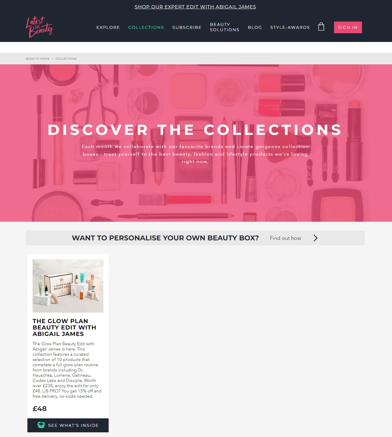 Latest in Beauty Collections