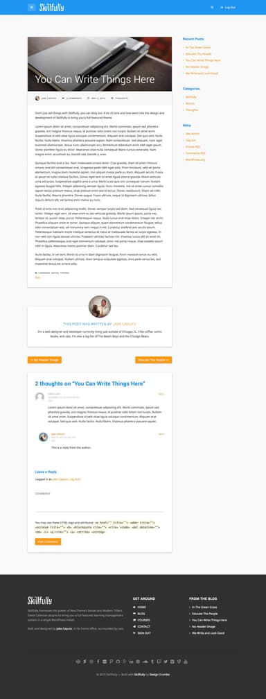 Skillfully Single Blog