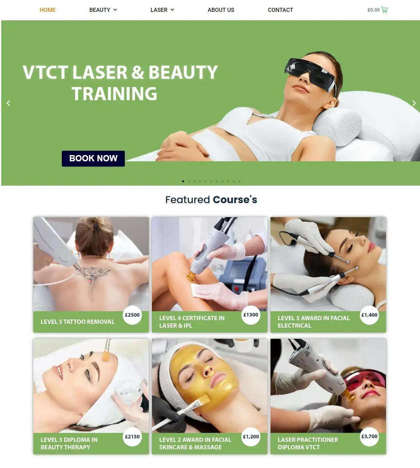 Laser Training FeaturePage