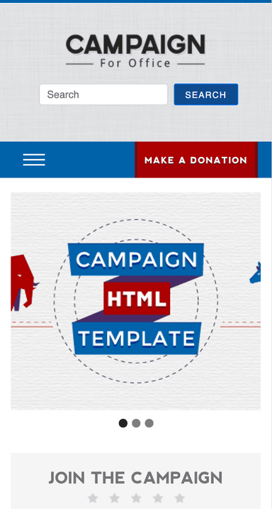 Campaign Mobile Political Theme