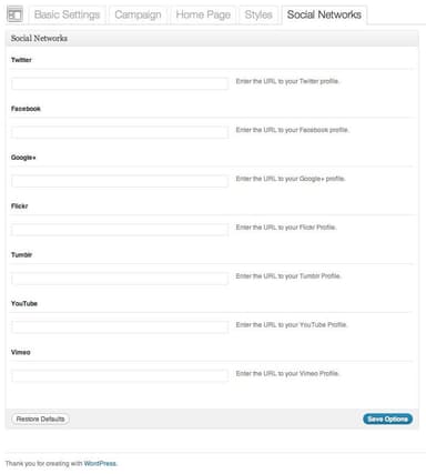 Social Network Setting